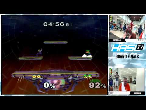 vsHsv 1.0 – moogle (Sheik) vs j00t (Luigi/CF/G&W) – Grand Finals – Melee