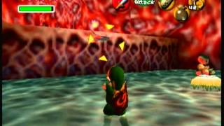 (021) Zelda: Ocarina of Time 100% Walkthrough - Inside Jabu-Jabu's Belly, Part 1