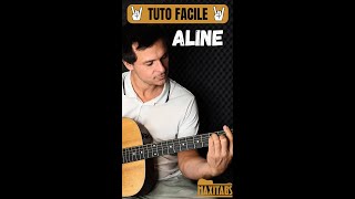 ðbb¸ Joue Aline - Christophe en 1 min ! ðbe¥ #guitarefacile #tutoguitare #cover #guitare