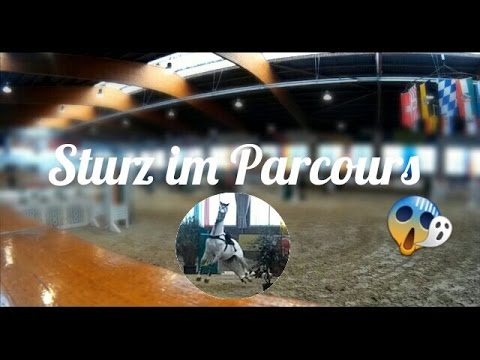 Sturz im Springen vom Pferd - FAIL - schlechtes Anreiten - Carlchen Opulensky