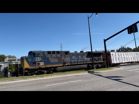 CSX 391 “Spirit of Dante” pulls a small delivery