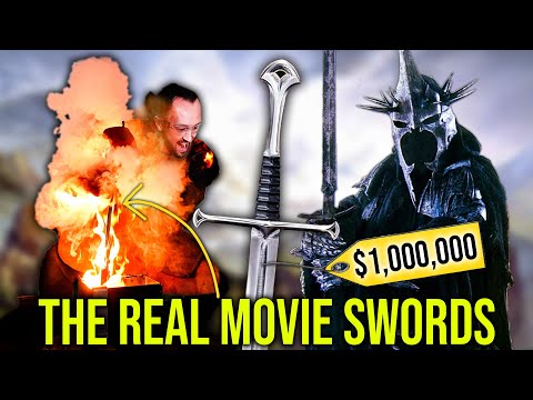 I forged a real $1,000,000 LOTR sword at Wētā Workshop