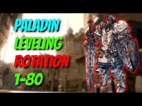 FFXIV How To Gladiator/Paladin 1-80 Leveling Rotations...