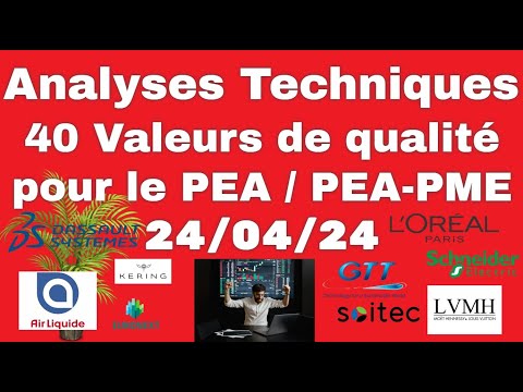 Analyses Techniques sociétés de qualités + Rubis PEA/ PEA-PME ( ASML, Air liquide, LVMH, et +