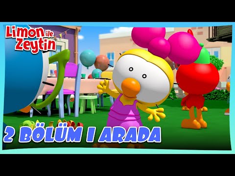 Limon ile Zeytin - 2 Bölüm 1 Arada | 25 🍋 #çizgifilm ❤ Çocuklar İçin Çizgi Film | LİMON ZEYTİN MİNİ