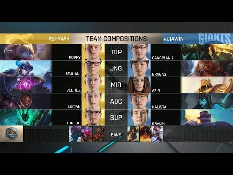 SPY vs GIA Highlights Game 4 - SPLYCE vs GIANTS - 2016 EU Summer Promotion Tournament