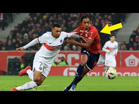 18-Years-Old Leny Yoro World-Class Defensive Display vs PSG and Mbappé (17/12/2023)