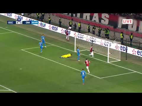 andy delort but vs Marseille هدف ديلور ضد مرسيليا