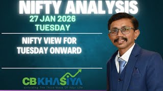 Nifty Elliott wave analysis for 27 Jan 2026 onwards
