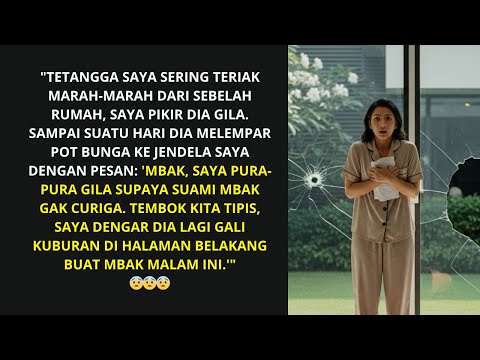 TETANGGA SAYA YG GILA MENGIRIM PESAN "KAMU HARUS PERGI SORE INI, MALAM INI SUAMIMU MERENCANAKAN..'"