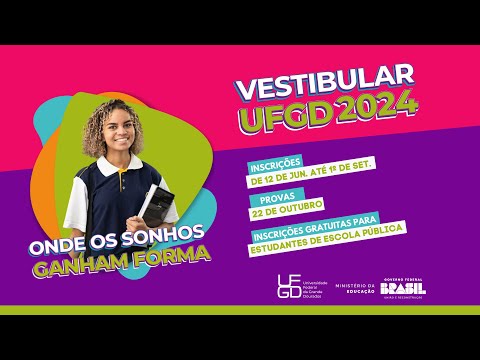 📑 𝗩𝗘𝗦𝗧𝗜𝗕𝗨𝗟𝗔𝗥 𝗨𝗙𝗚𝗗 𝟮𝟬𝟮𝟰: 𝗜𝗡𝗦𝗖𝗥𝗜𝗖̧𝗢̃𝗘𝗦 𝗔𝗕𝗘𝗥𝗧𝗔𝗦! 🟪🟩🟧🟦