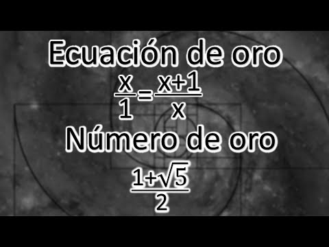 Ecuación áurea y número áureo