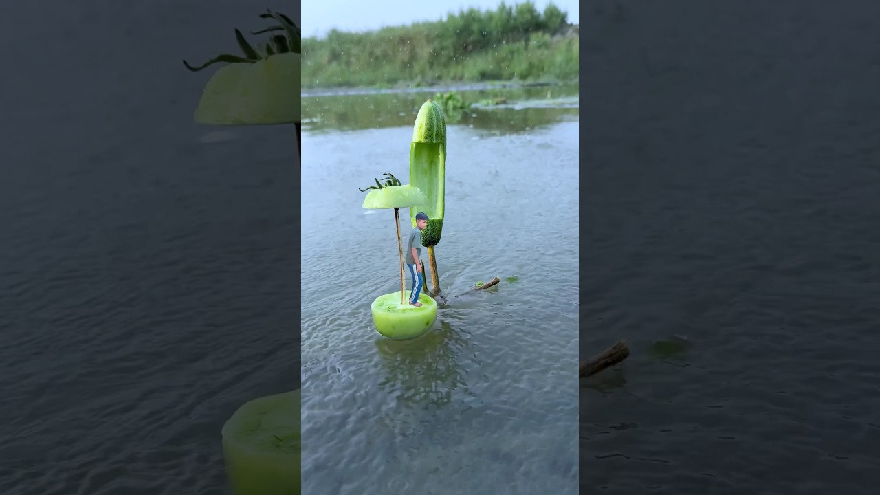 Tomato and cucumber 🥒 creative video ideas 💡 #shorts  #ideas #crazy