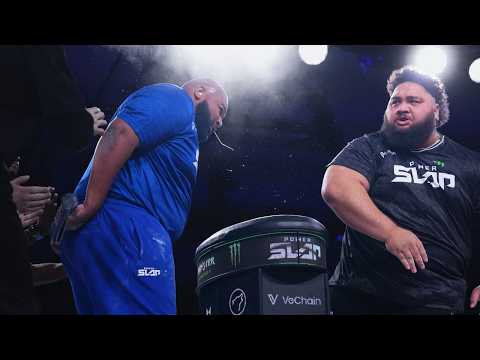Epic Giant Super Heavyweights Clash 💪 | Makini Manu vs Steven Rowzee | Power Slap 12 - Full Match