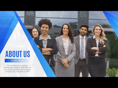 Free Technology Corporate Profile Business Infographic Video Template - FlexClip