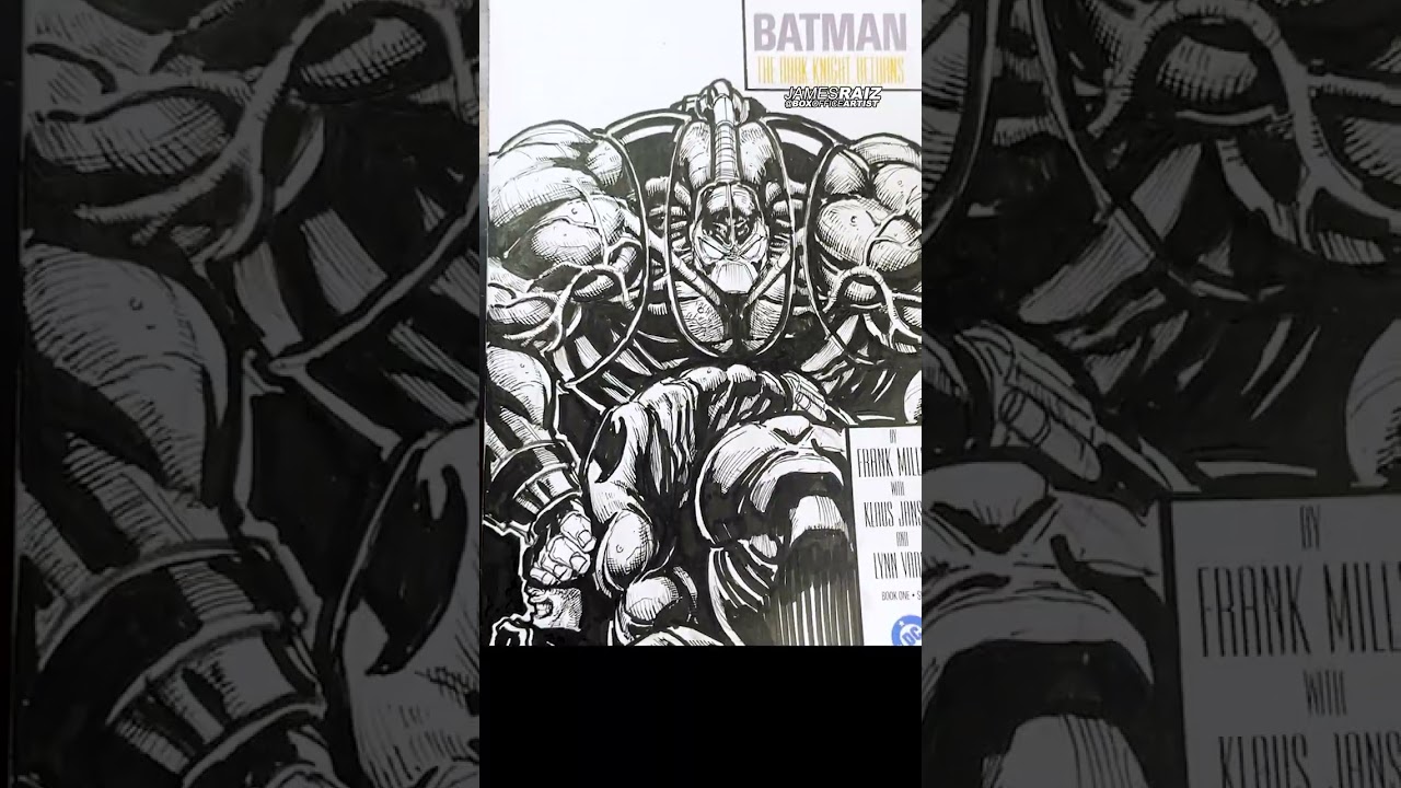 Redrawing the FAMOUS BATMAN 497 COVER breaking BATMAN'S BACK!!!
