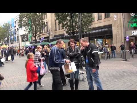 Flashmob FREEZE Bierbrunnen Cologne 08.10.2011