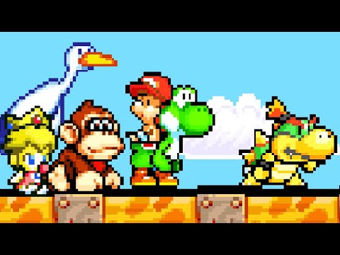 Yoshi's Island DS - All Cutscenes (Full Movie)