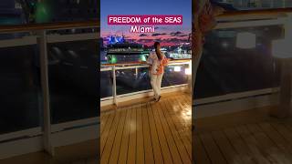 FREEDOM of the SEAS пришел в Майами #freedomoftheseas #miami #umarkeyn #4k