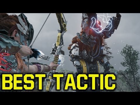 Horizon Zero Dawn tips and tricks -  BEST TACTIC To Kill Machines (Horizon Zero Dawn Tipps ) Video