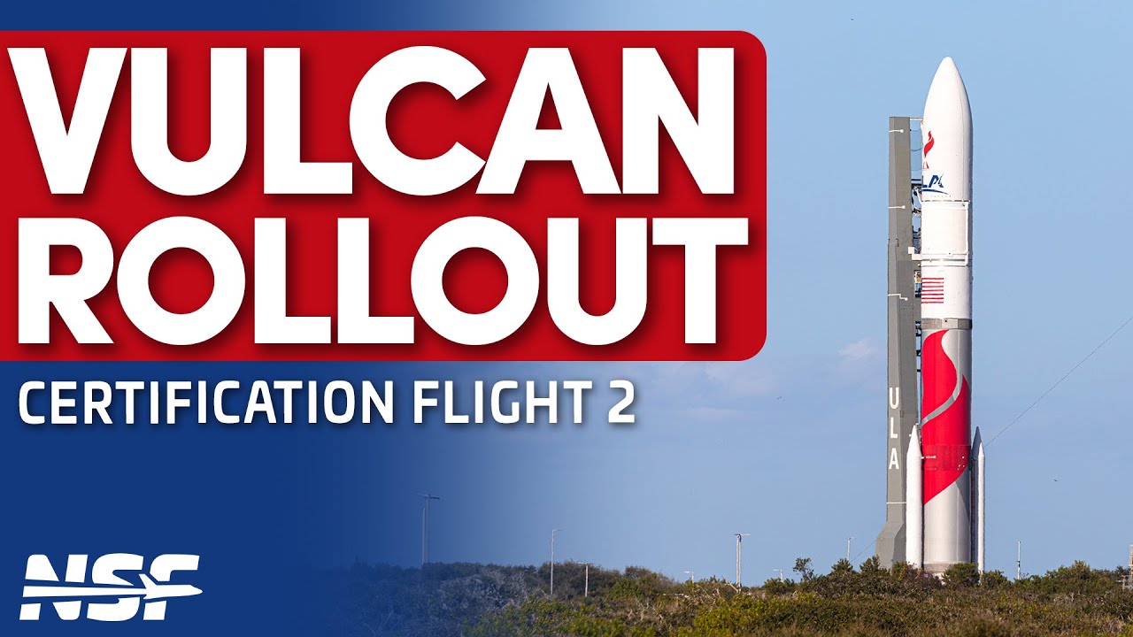 🔴FULL REPLAY: United Launch Alliance Rolls out Vulcan Rocket for CERT-2 flight