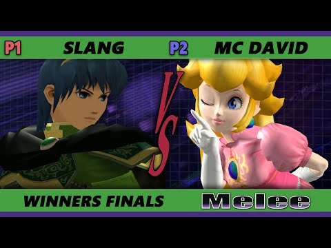 S@X 446 Winners Finals - slang (Marth) Vs. MC David (Peach) Smash Melee - SSBM