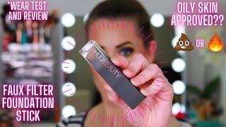 Huda Beauty Faux Filter Foundation Stick | Is It Oily Skin Friendly?