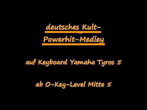 "DEUTSCHES KULT-POWERHIT-MEDLEY" auf Yamaha Tyros 5 & SX700 - #Keyboardlernen mit www.O-KEY.de
