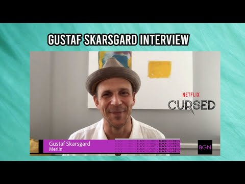Gustaf Skarsgard as Merlin in 'Cursed' | BGN Interview