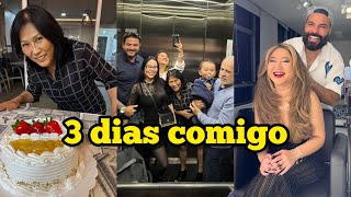 Vlogão três dias comigo: aniver da mamãe | Fui pra casa do Baiano | Mudei o cabelo com o Bruno