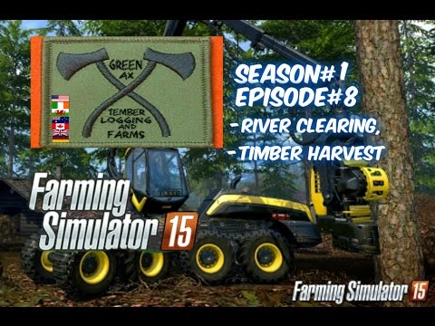 Farming Simulator 15 | GreenAX Timber Logging & Farms (Season 1, Ep8)