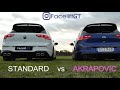 Standard Vs Akrapovic Exhaust MK8R SOUND ON
