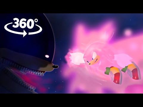 Super Knuckles vs Shin Sonic - The Sonic Tapes (Stick Nodes) 360° VR