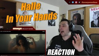 SHE'S TOUCHING SOULS!! | Halle - In Your Hands (Official Video) (REACTION!!)