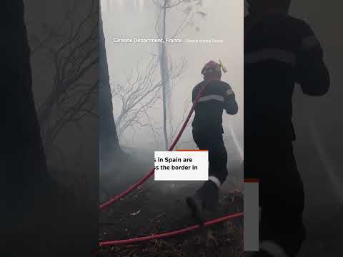 Video Thumbnail: Meet the firefighters on the frontline of Europe's wildfires