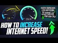 How To SPEED UP Your Internet Boost Download Speeds Lower Ping Fix Lag On Wired And WiFi EASY