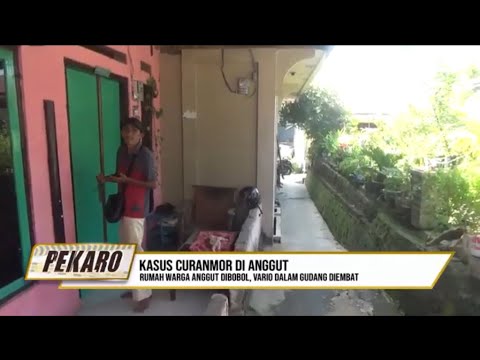 Rumah Warga Anggut Dibobol 