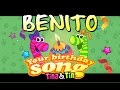 Tina & Tin Happy Birthday BENITO (Personalized Songs For Kids) #PersonalizedSongs