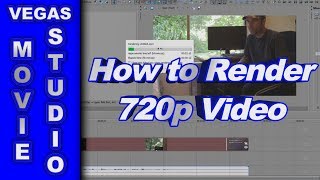 How to Render 720p (.mp4) Video using Sony Vegas Movie Studio HD Platinum 10