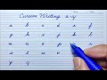 How To Write English Small Letters Cursive Writing A To Z Cursive Handwriting Practice Abcd