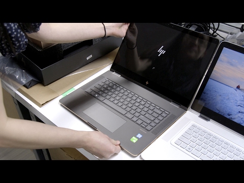 Unboxing the HP Spectre X360 15