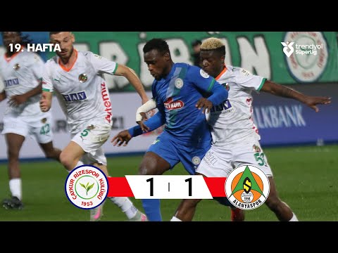 Çaykur Rizespor (1-1) Alanyaspor - Highlights/Özet | Trendyol Süper Lig - 2025/26