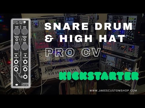 Snare Drum Hi-Hat Pro CV  Eurorack Module | Kickstarter