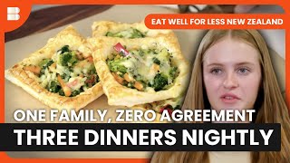 Family Cooks Three Dinners Every Night Challenge | Eat Well For Less New Zealand