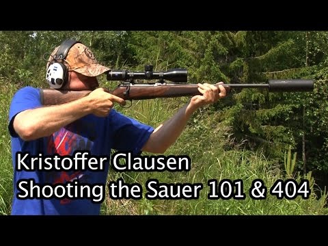 Kristoffer Clausen schießt mit Sauer 101- und 404-Gewehren.