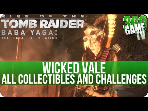 Rise of the Tomb Raider - Wicked Vale - All Collectibles and Challenges Locations - Baba Yaga DLC