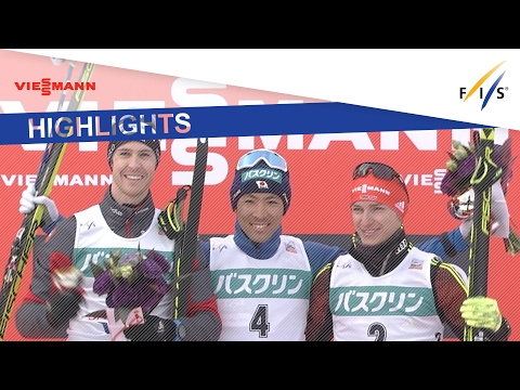 Highlights | Akito Watabe celebrates first season win in Sapporo LH Gundersen | FIS Nordic Combined