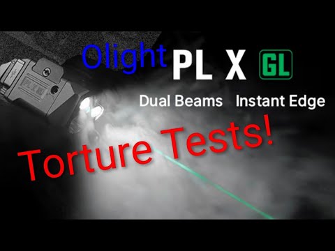 Olight PL X GL: Review and Torture Tests | Drop, Run-Over & Water | Byrna X-68 Sig Glock IntruBuster