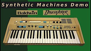 Video thumbnail for Baldwin Discoverer DS-50 Organ by SyntheticMachines