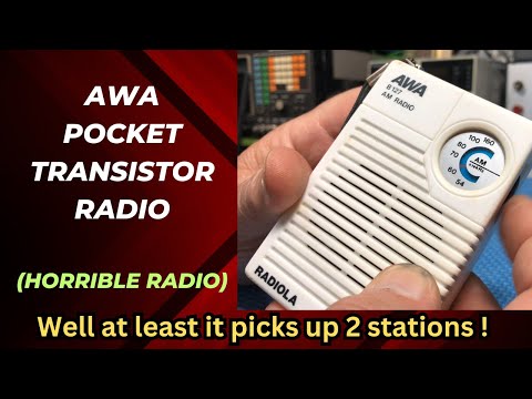 AWA B 127 Pocket Transistor Radio